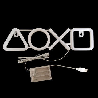 🎮 GamerGlow LED Neon Game Symbol Light – Retro Arcade-Inspired Gaming Decor
